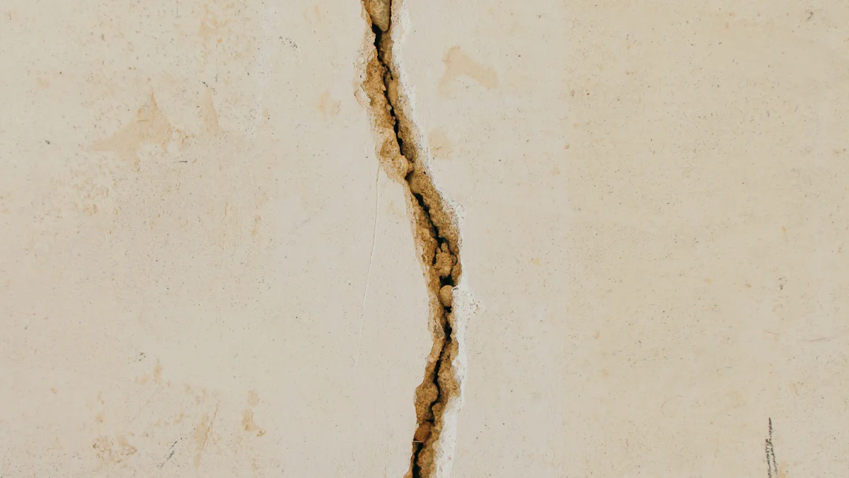 Risse und lose Platten